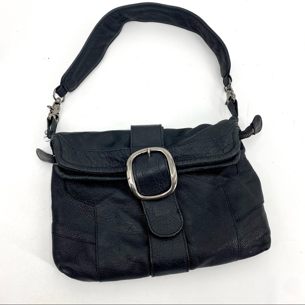 Latico leather fold over buckle shoulder bag